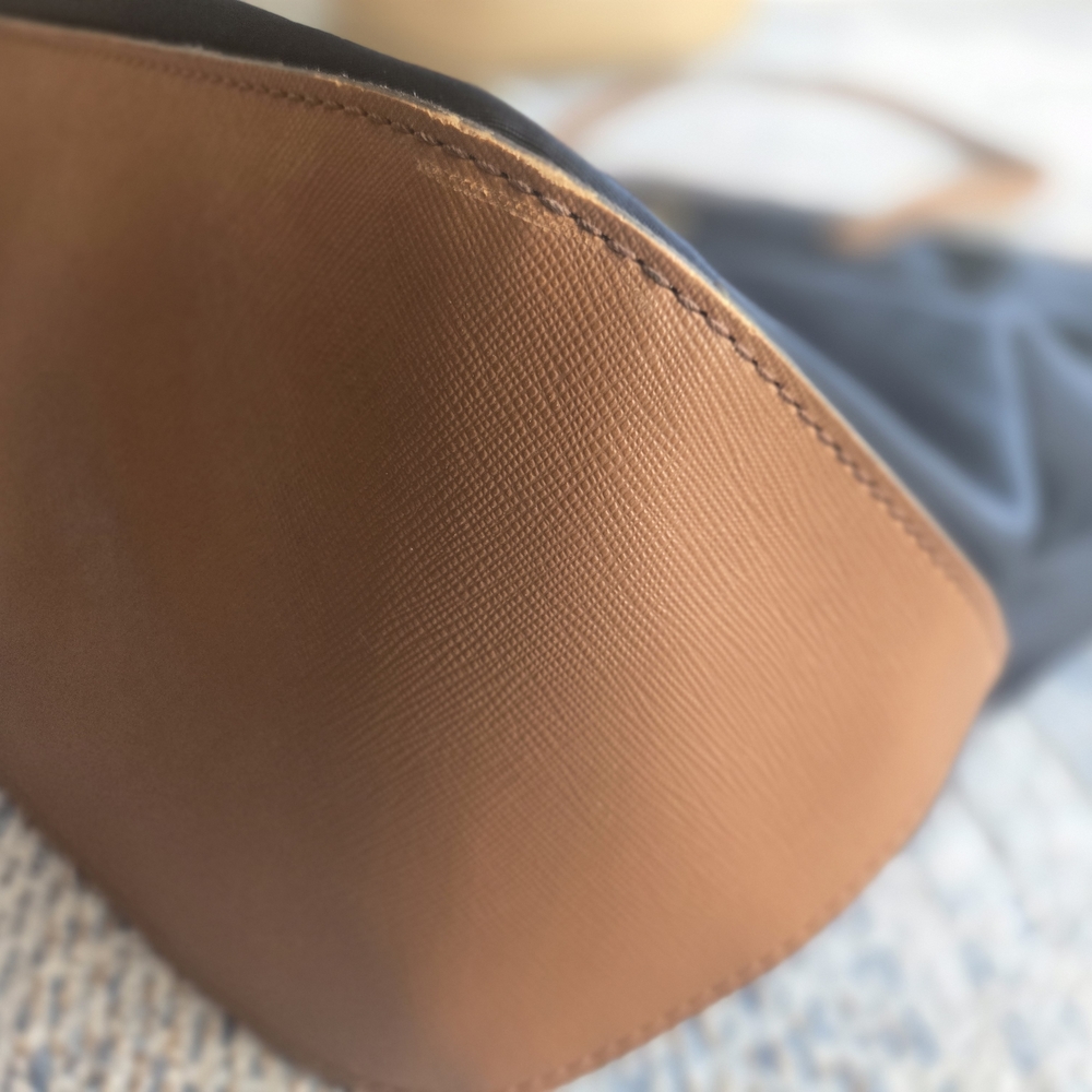 Michael Kors Navy and Tan Tote - Picture 6 of 16